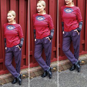 Refashioned Reversible Top (M/L)